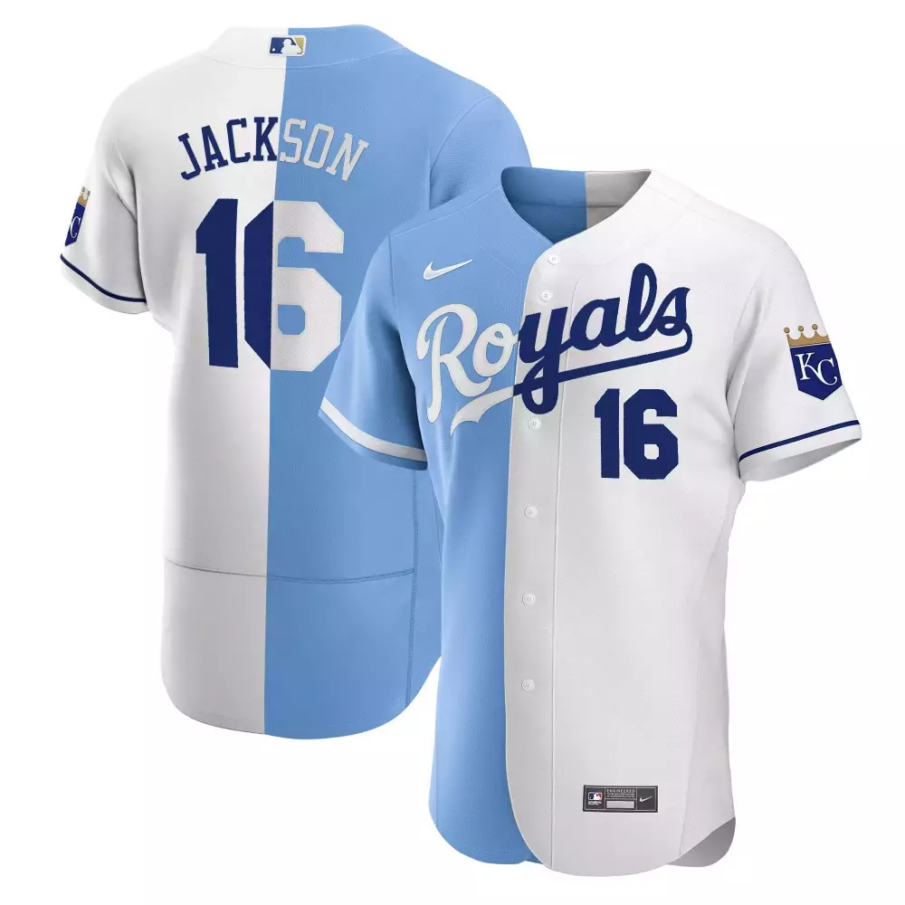 Bo Jackson 16 Kansas City Royals 2023 Light Blue Stitched Jersey | Men's Style Name Patch | Limited Edition Fan Gear | For Men, Women & Youth