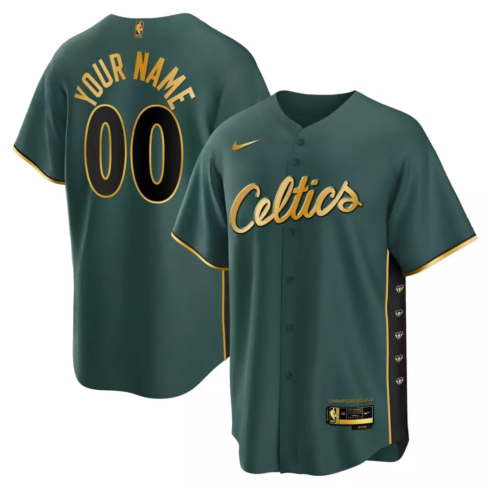All Stitched Green Custom Jersey | Boston Celtics | Men's Style 2023 Fan Gear for All