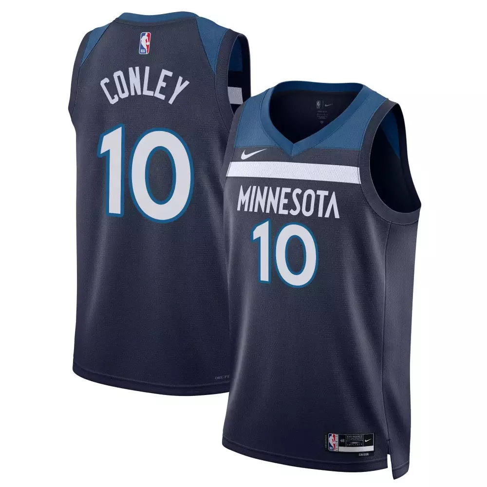 Conley 10 Minnesota Timberwolves Navy Stitched Jersey | Men's Swingman Style 2023 | Limited Edition Fan Gear | For Men, Women & Youth