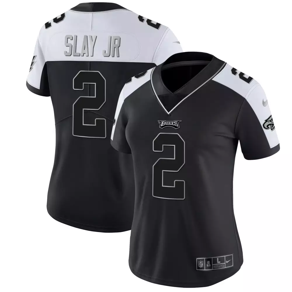 Slay Jr 2 Philadelphia Eagles Black Women's Stitched Jersey | Super Bowl LVII Name Patch | For Men, Women & Youth