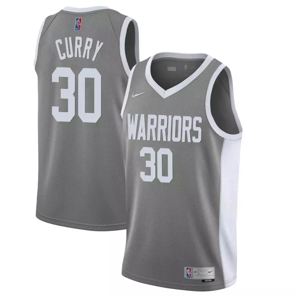 Stephen Curry 30 Golden State Warriors Gray Jersey | Stitched 2023 | Game Day Outfit for Fans | For Men, Women & Youth