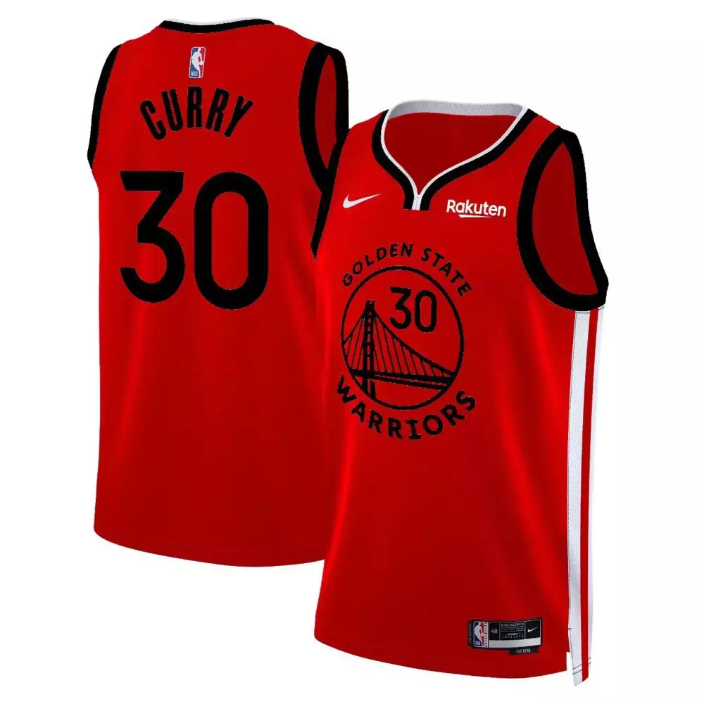 Stephen Curry 30 Golden State Warriors Red Stitched Vapor Jersey | 2023 | Game Day Outfit for Fans | For Men, Women & Youth