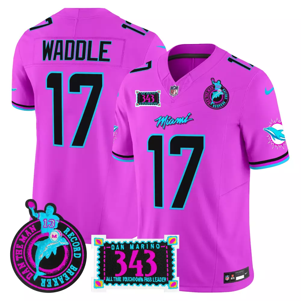 Waddle 17 Miami Dolphins 2022 Women's Aqua Vapor Jersey | All Stitched | For Men, Women & Youth