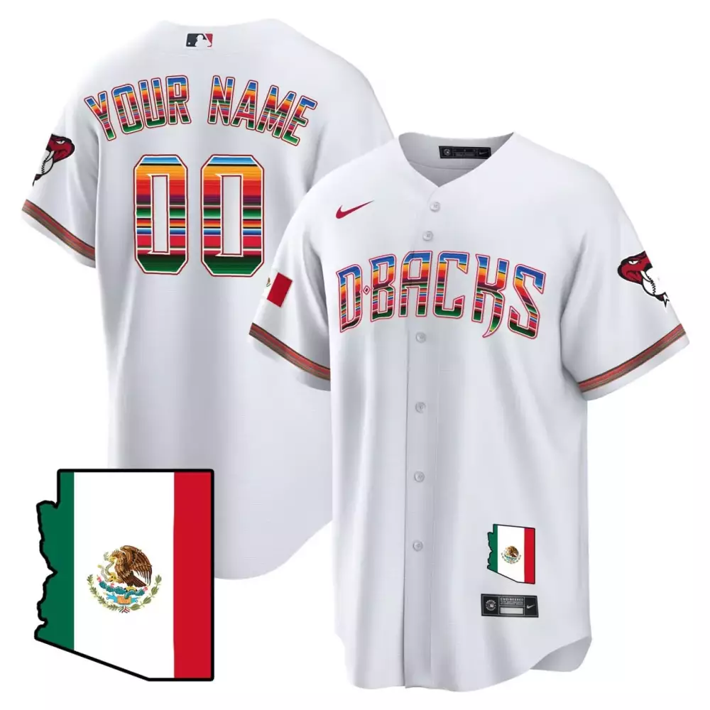 Men's White Custom Arizona Diamondbacks Jersey All Stitched Name Patch 2023 | Perfect Fan Gear for All | For Men, Women & Youth