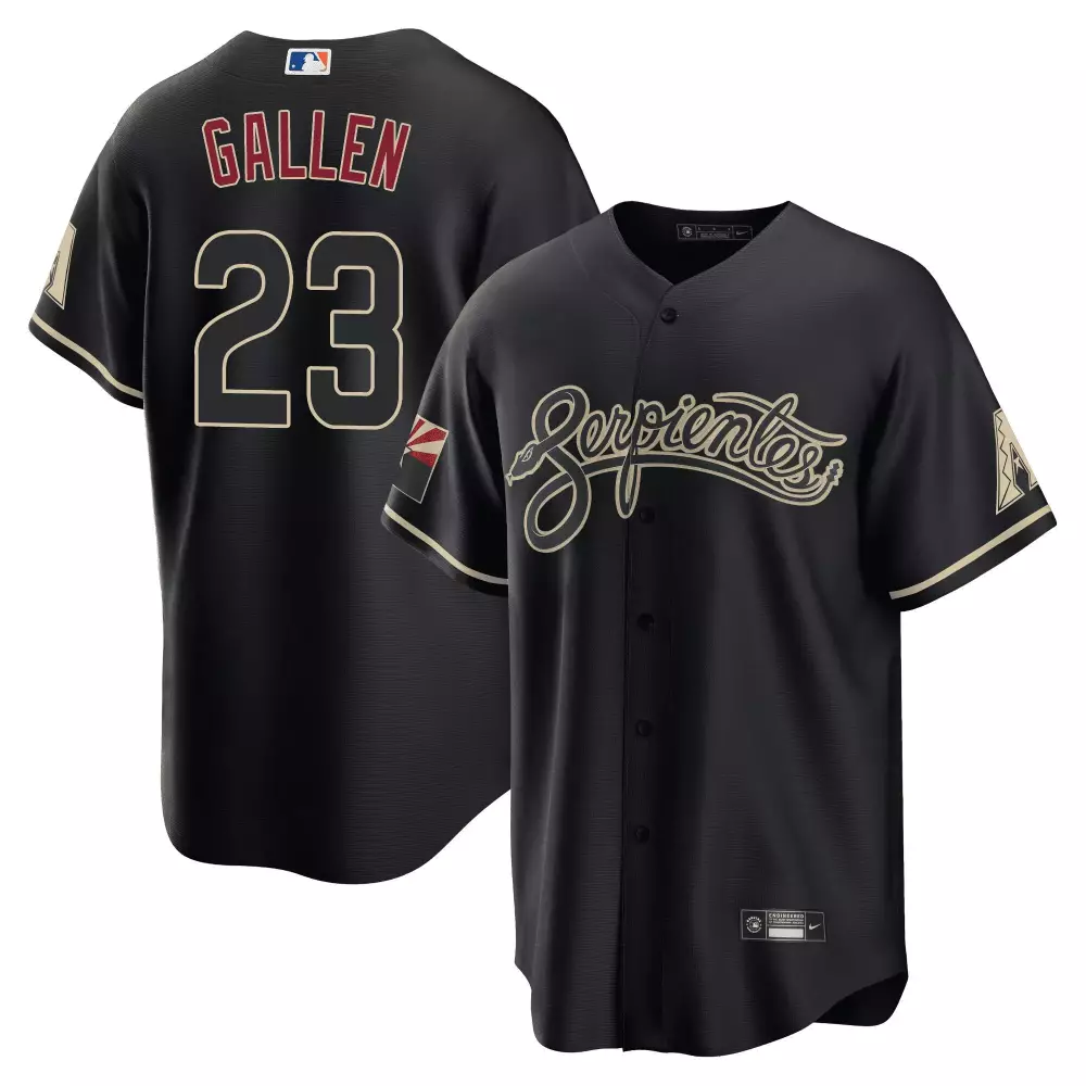 Gallen 23 Arizona Diamondbacks Black Stitched Jersey | Year Name Patch | Limited Edition | For Men, Women & Youth