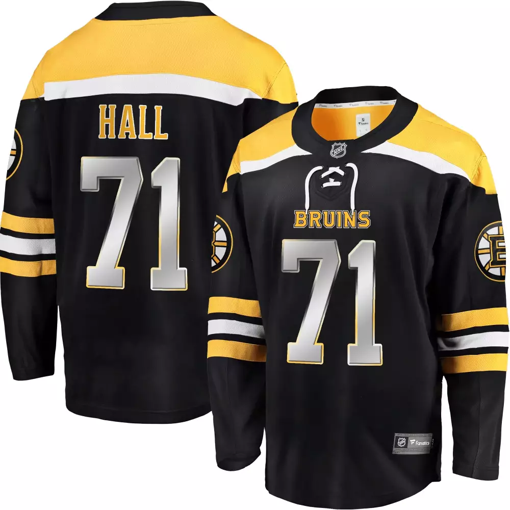 Hall 71 Boston Bruins 2023 Black Stitched Jersey | Name Patch | Limited Edition for Men, Women & Youth