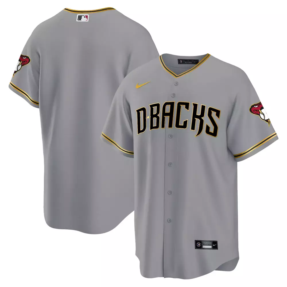Men's Arizona Diamondbacks Gray All Stitched Jersey | Name Patch 2023 | Perfect Gift for Fans | For Men, Women & Youth