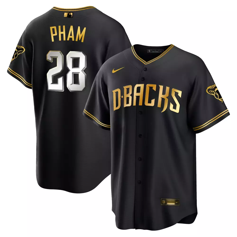Pham 28 Arizona Diamondbacks 2023 Stitched Jersey | Burgundy Name Patch Edition | Limited Edition Fan Gear | For Men, Women & Youth