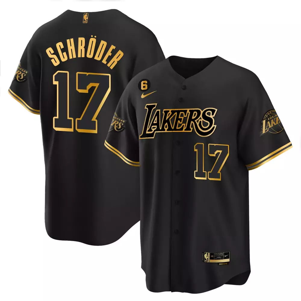 Schroder 17 Los Angeles Lakers Women's Gold All Stitched Vapor Jersey | 2023 | Fan Gear for Game Day | For Men, Women & Youth