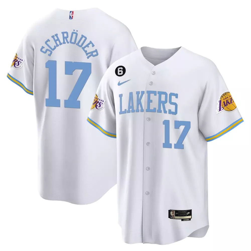 Schroder 17 Los Angeles Lakers Women's Yellow Alternate Jersey | All Stitched 2023 | Limited Edition Fan Gear | For Men, Women & Youth