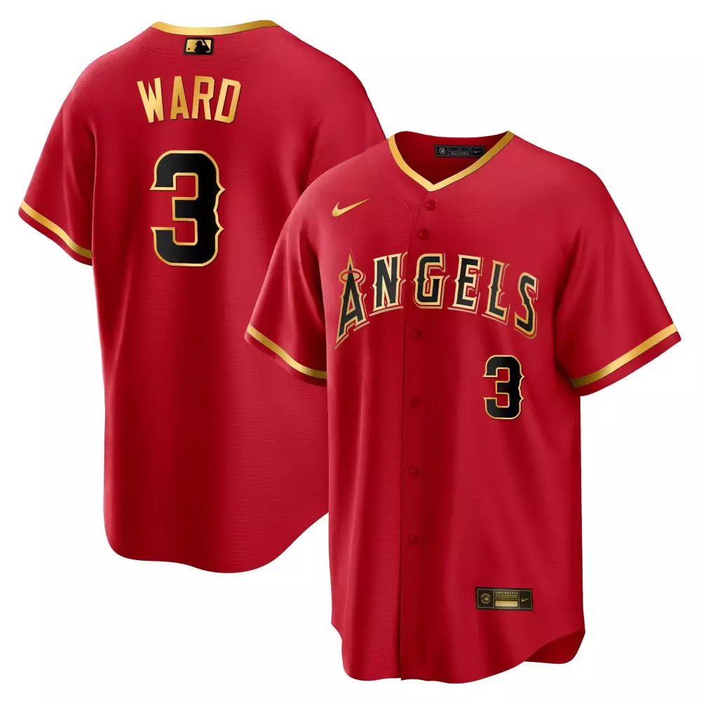 Ward 3 Los Angeles Angels 2023 Stitched Jersey | Red Name Patch | Game Day Outfit for Men, Women & Youth
