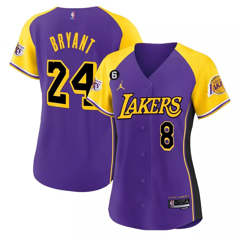 Kobe Bryant 24 Lakers 2023 Purple Vapor Jersey | Women's All Stitched | Limited Edition Fan Gear | For Men, Women & Youth
