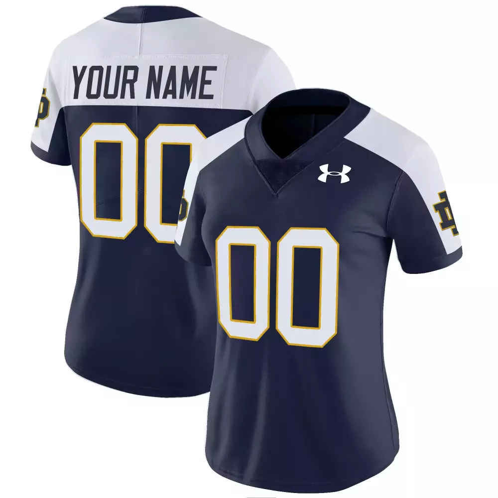 Notre Dame Fighting Irish 2023 Navy Stitched Custom Jersey | Women’s Style | Fan Gear for Men, Women & You