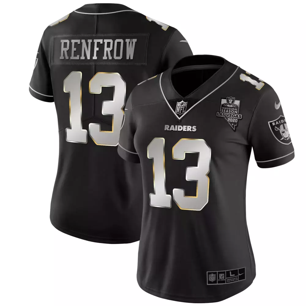 Renfrow 13 Las Vegas Raiders 2020 Limited Edition Black Vapor Jersey | Stitched Fan Gear | For Men, Women & Youth