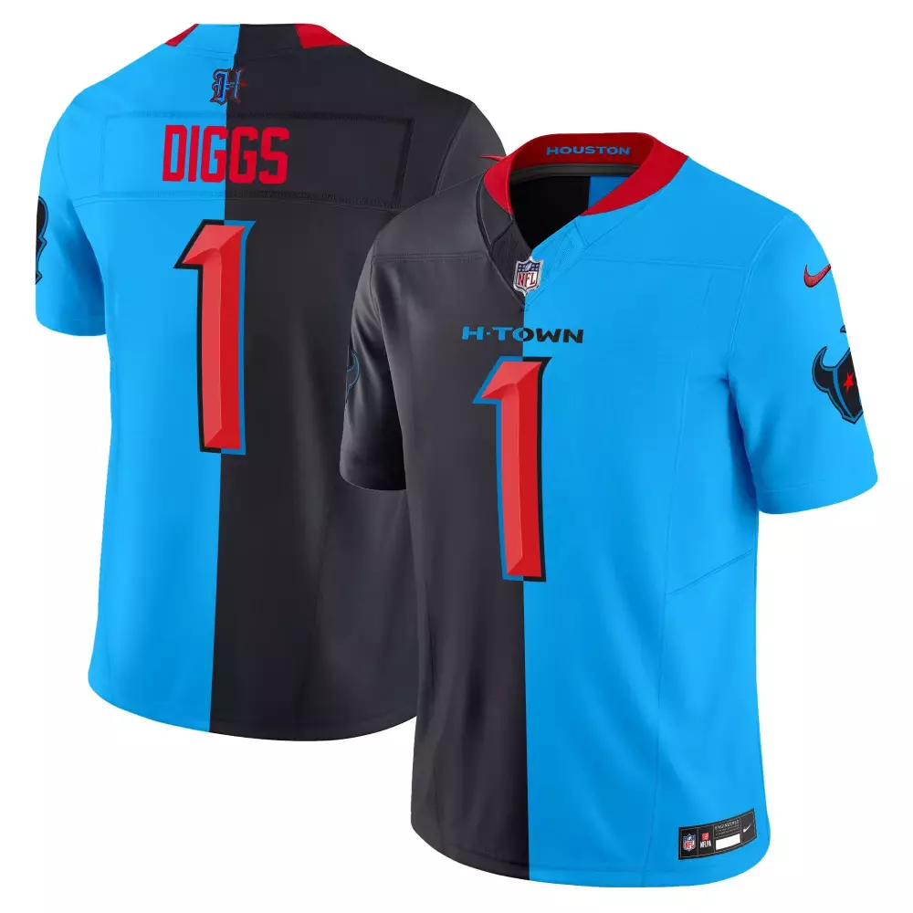 Stefon Diggs Houston Texans 2024 Vapor Limited Jersey | All Stitched | H-Town | For Men, Women & Youth