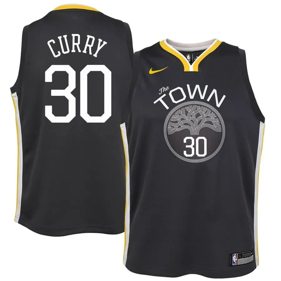 Stephen Curry 30 Golden State Warriors Black Jersey | Stitched Vapor 2023 | Limited Edition Fan Gear | For Men, Women & Youth