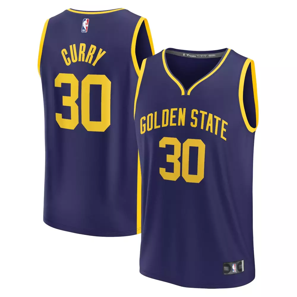 Stephen Curry 30 Golden State Warriors Navy Jersey | Stitched Vapor 2023 | Limited Edition Fan Gear | For Men, Women & Youth