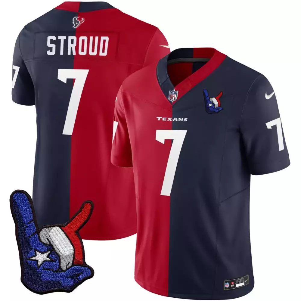 Stroud 7 Houston Texans 2023 Black Jersey | Stitched Vapor Fan Gear | For Men, Women & Youth