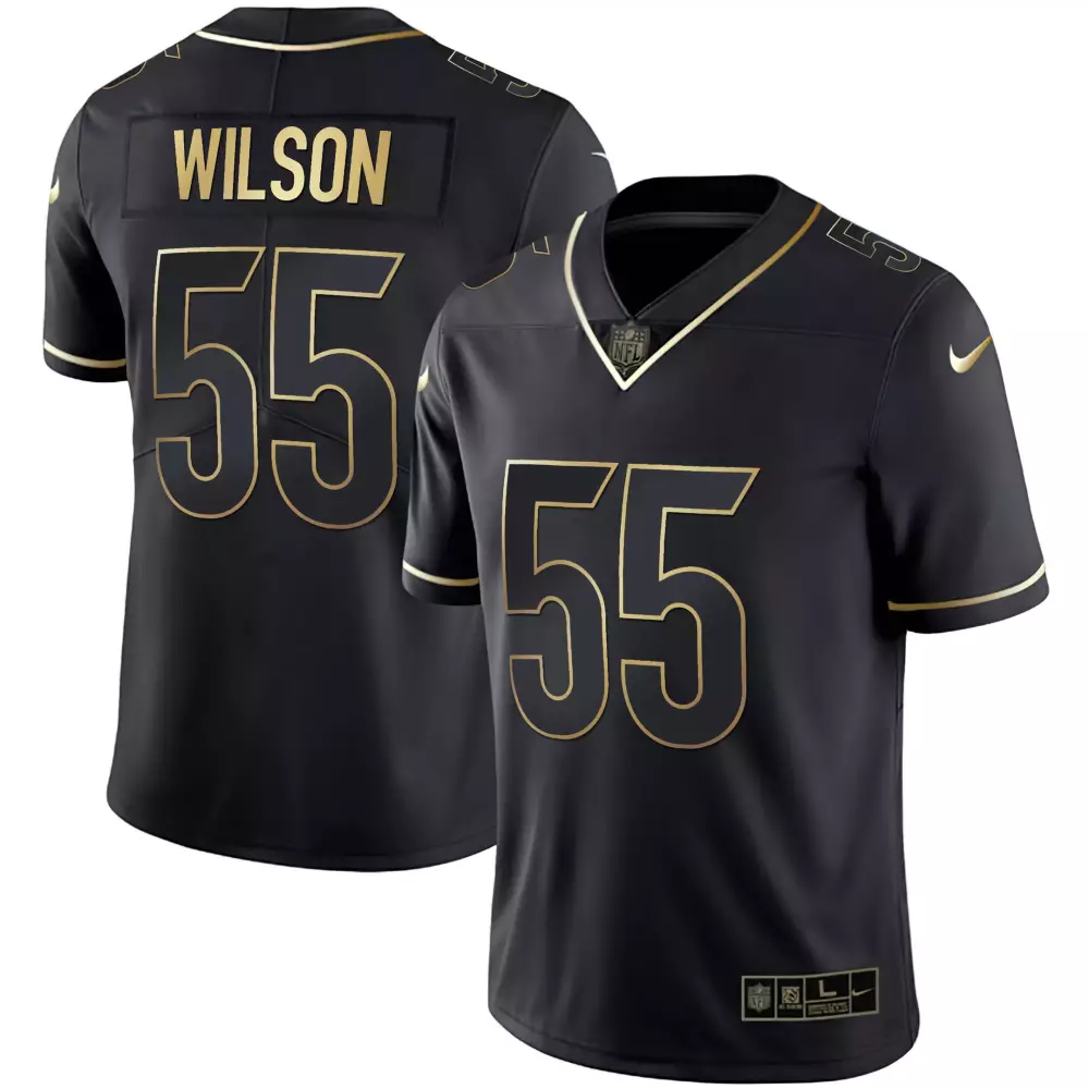 Wilson 55 Cincinnati Bengals 2023 Women's Stitched Vapor Jersey | Black | Fan Gear for Women & Youth