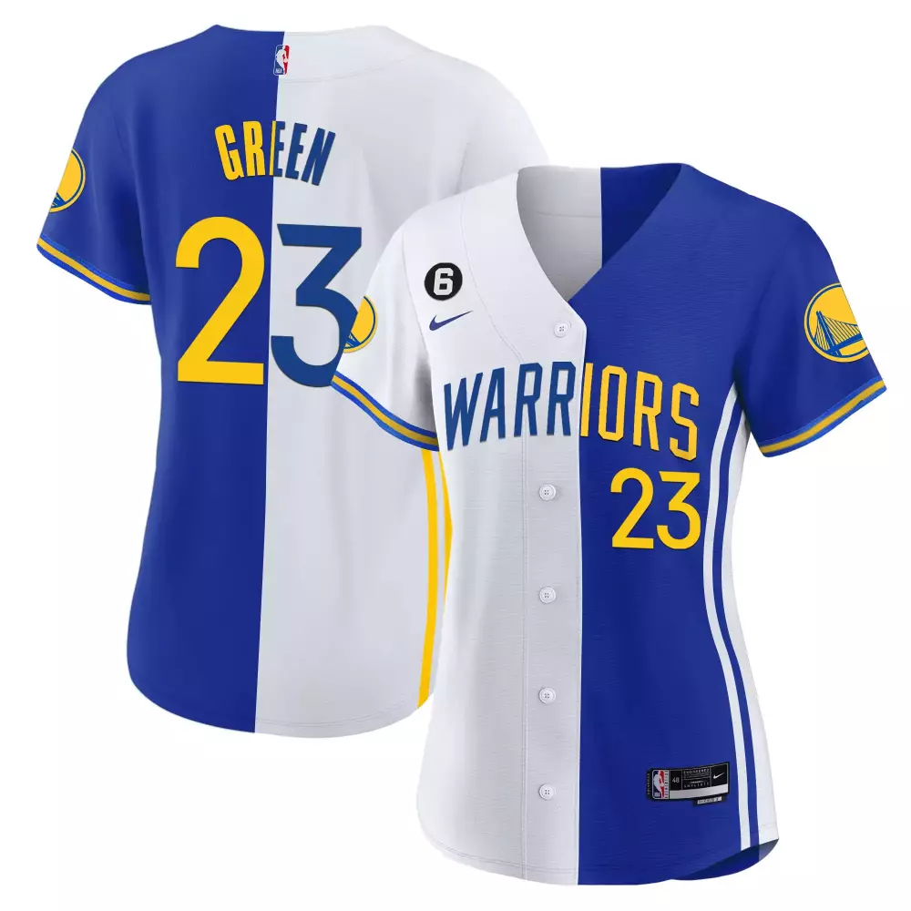 Women's Golden State Warriors Jersey Blue, White & Green 23 | All Stitched Vapor Edition | For Men, Women & Youth