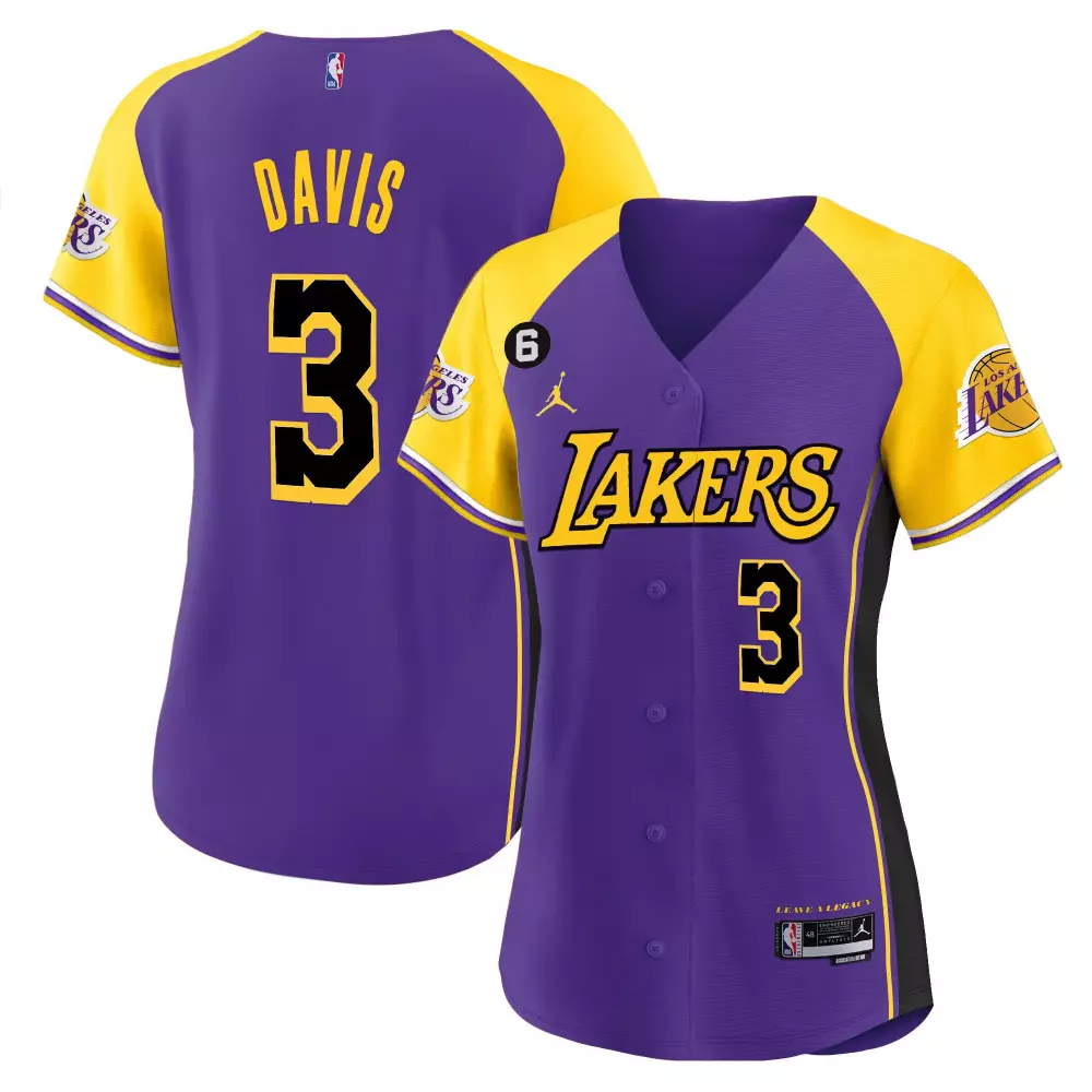 Russell 1 Women's Los Angeles Lakers Purple Stitched Vapor Jersey | For Men, Women & Youth