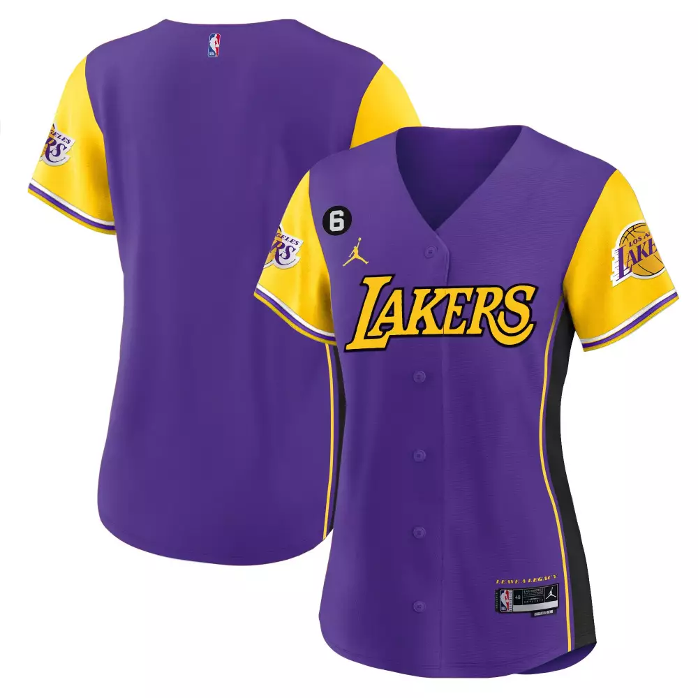 Los Angeles Lakers Women's Purple & Yellow Stitched Vapor Jersey 2023 | For Men, Women & Youth