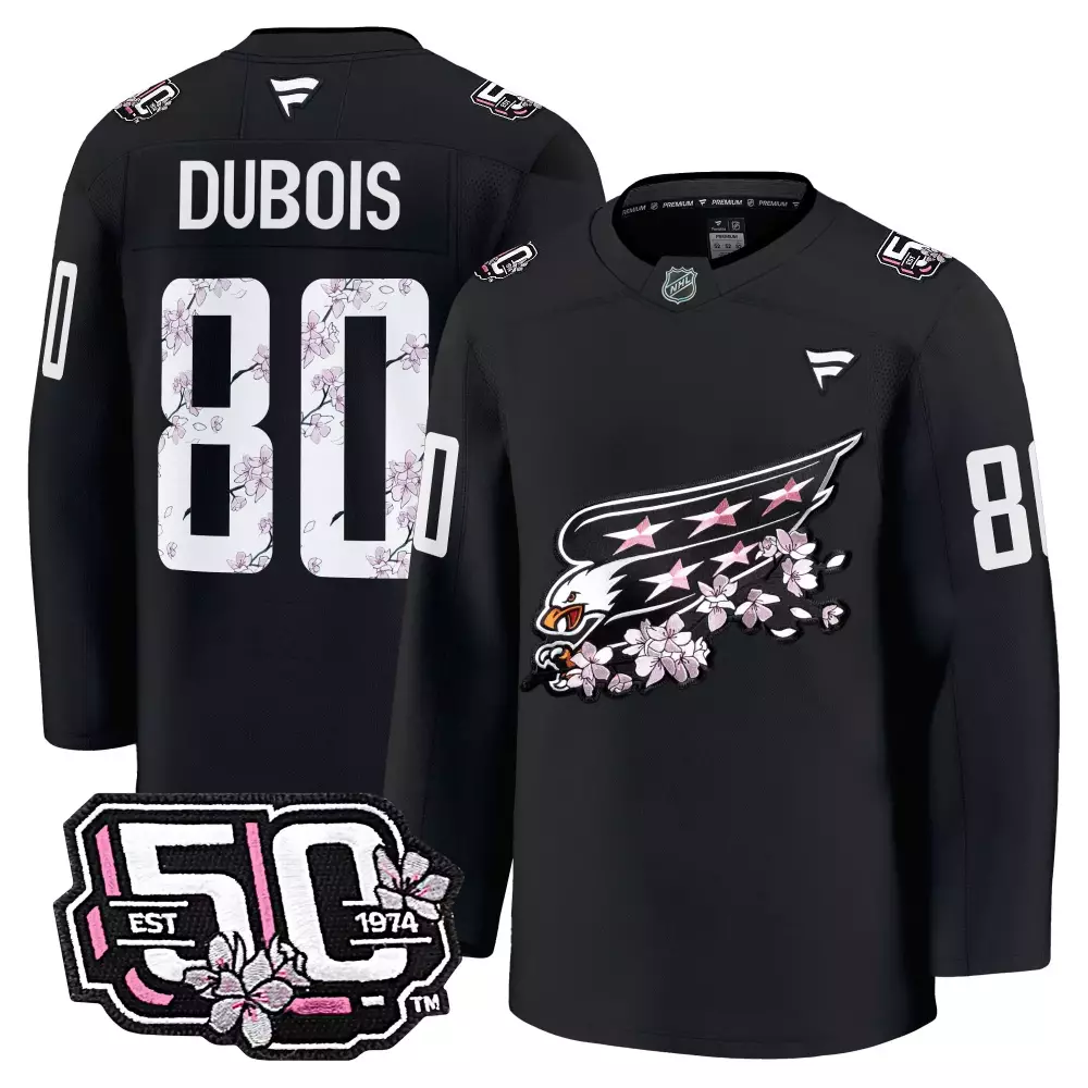 Dubois 80 Chelsea 2023 Black Premium Jersey | All Stitched 50th Anniversary Name Patch | Fan Gear for Men, Women & Youth