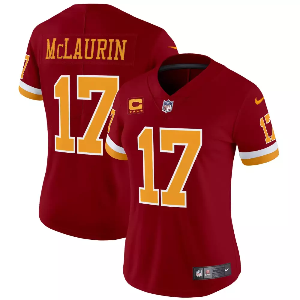 Mclaurin 17 Women's Washington Commanders White Stitched Vapor Jersey | 2022 | Limited Edition Fan Gear | For Women