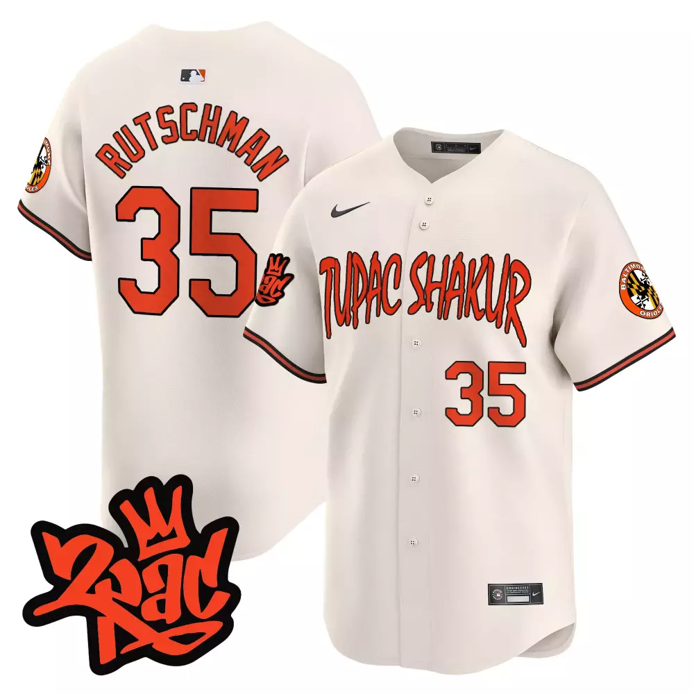 Adley Rutschman Baltimore Orioles Men's White Stitched Jersey 2023 Name Patch | Fan Gear for Men, Women & Youth