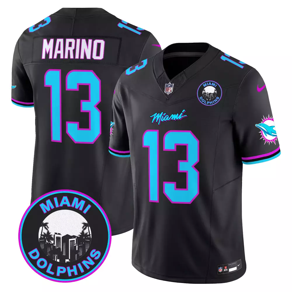 Marino 13 Miami Dolphins Aqua Stitched Jersey 2023 | Classic Fan Gear for Men, Women & Youth | Perfect for Game Day