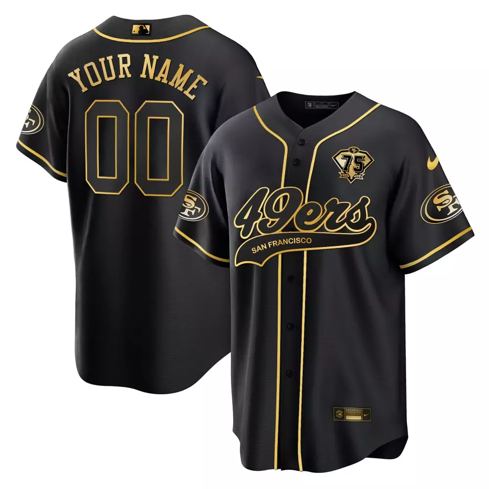 San Francisco 49ers Black All Stitched Jersey | Name Patch 2023 Men’s Style | Limited Edition Fan Gear | For Men, Women & You