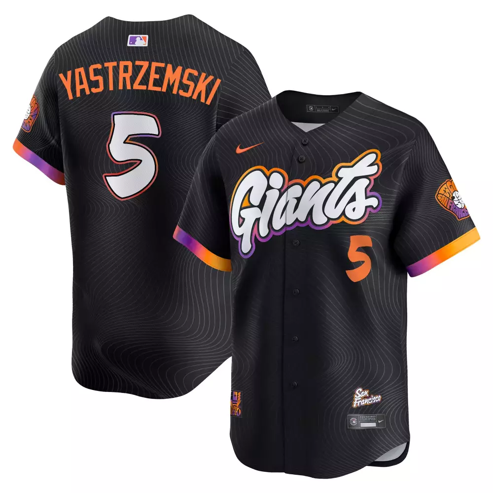 Yastrzemski 5 San Francisco Giants 2025 Independence Day Stitched Vapor Jersey | Red | Women's Fan Gear | For Men, Women & Youth