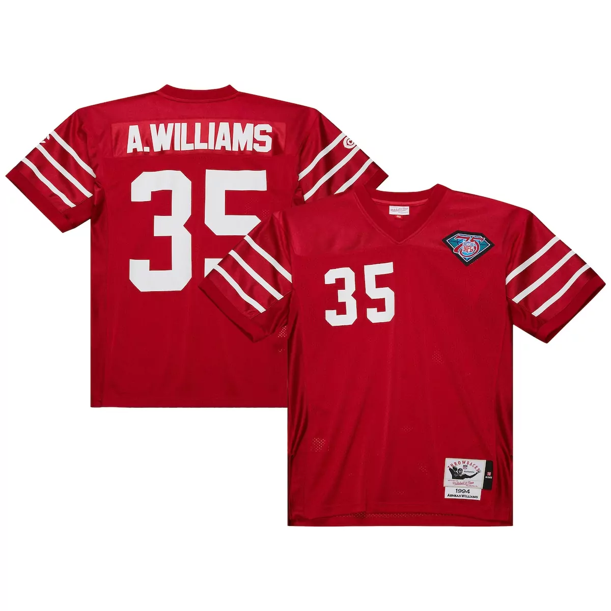 Arizona Cardinals 1994 Aeneas Williams Cardinal Throwback Jersey | Retro Style | Fan Gear for Men, Women & Youth