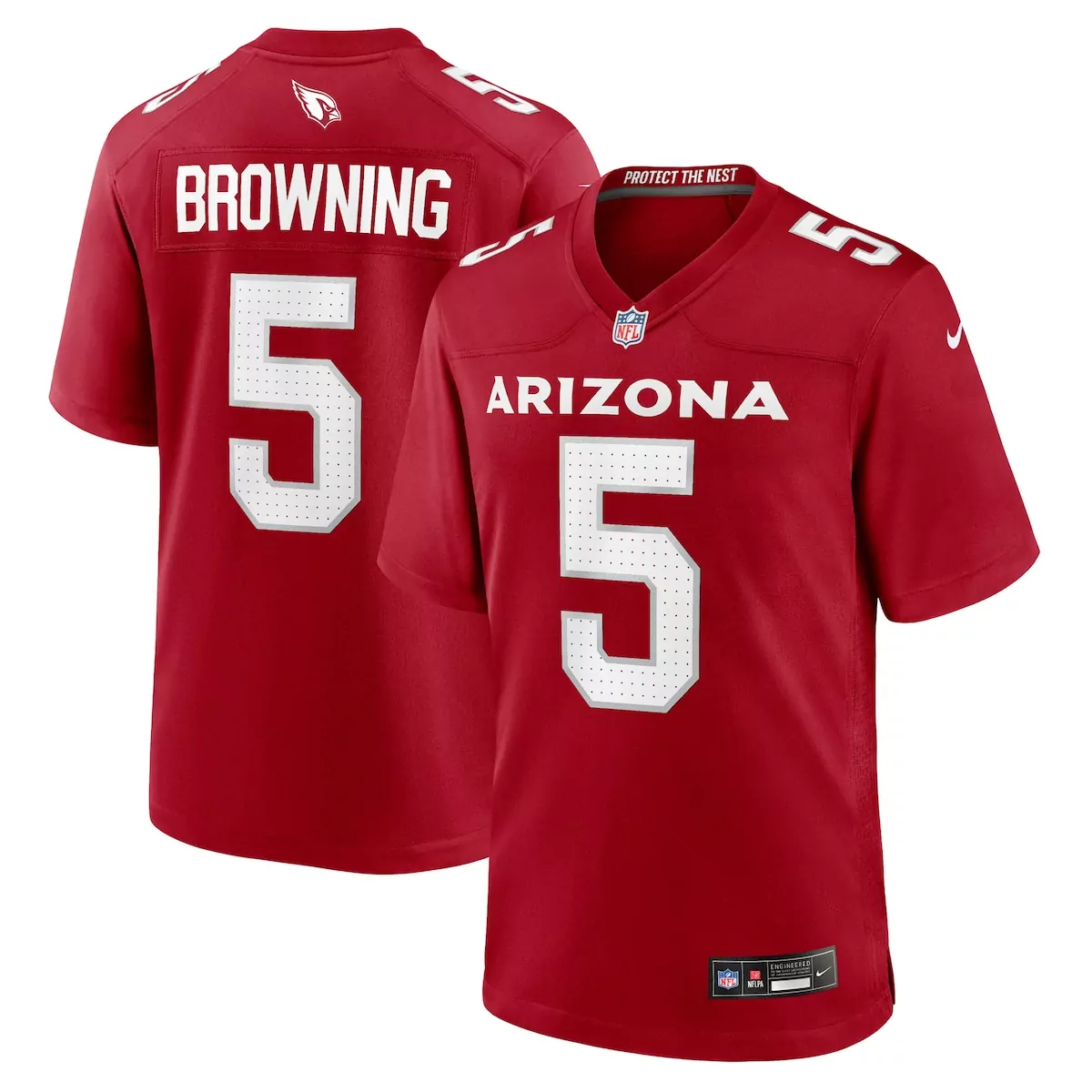 Arizona Cardinals Baron Browning Cardinal Team Game Jersey | Classic Style | Fan Gear for Men, Women & Youth