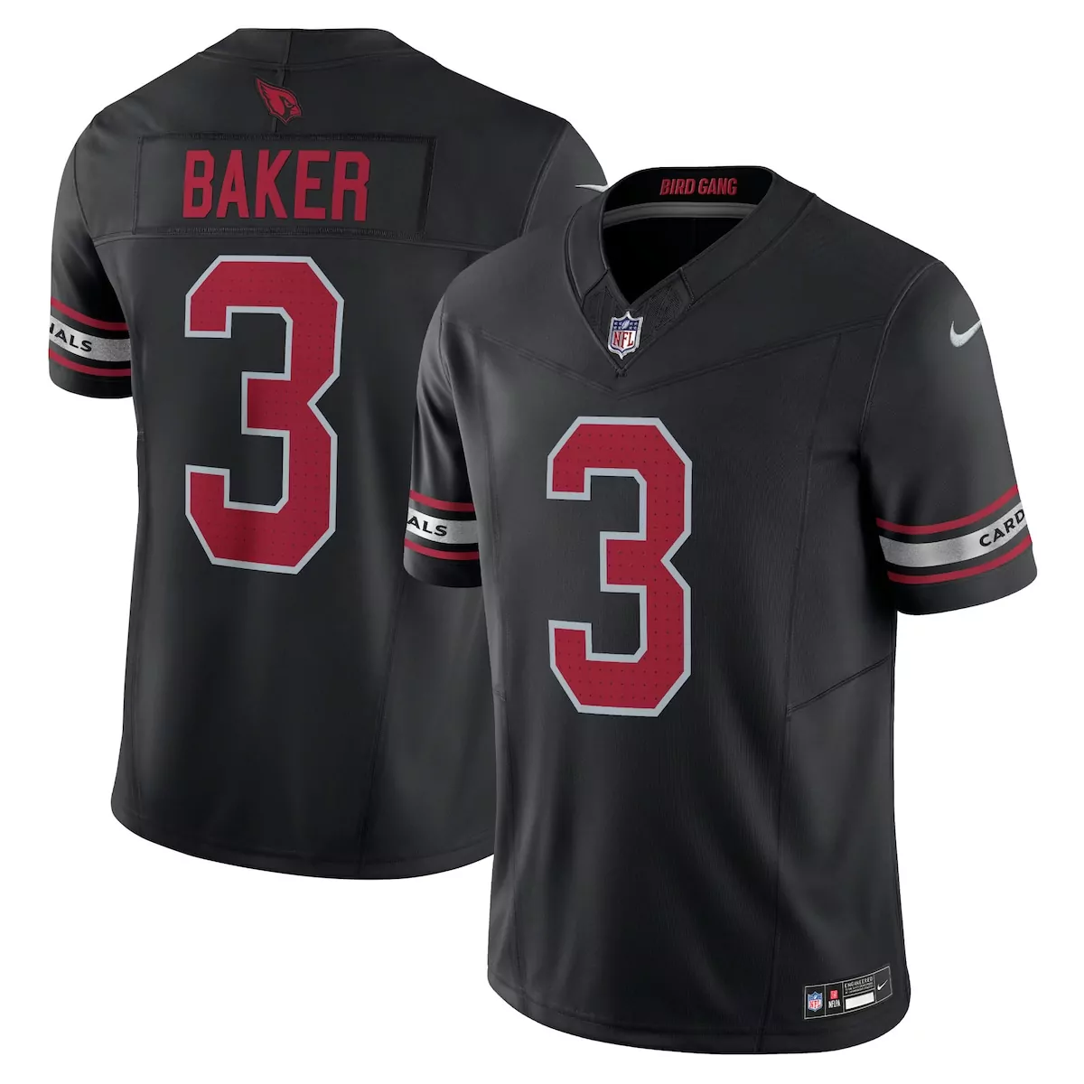 Arizona Cardinals Budda Baker Black Vapor F.U.S.E. Limited Jersey | Premium Fan Gear | For Men, Women & Youth