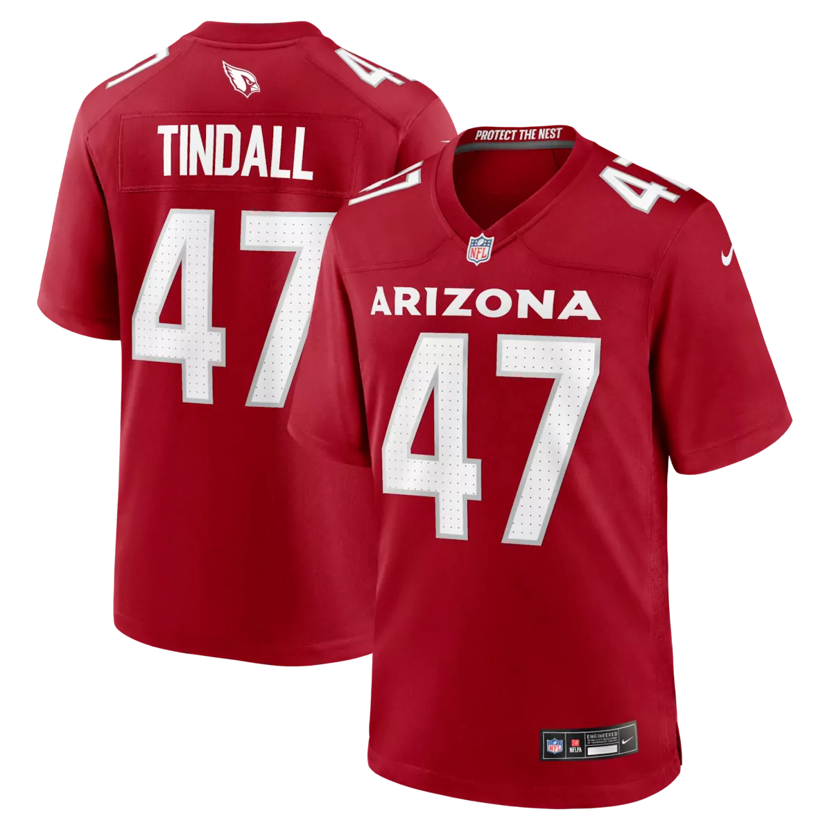 Channing Tindall Arizona Cardinals Team Game Jersey | WGH Style | Game Day Outfit for Men, Women & Youth