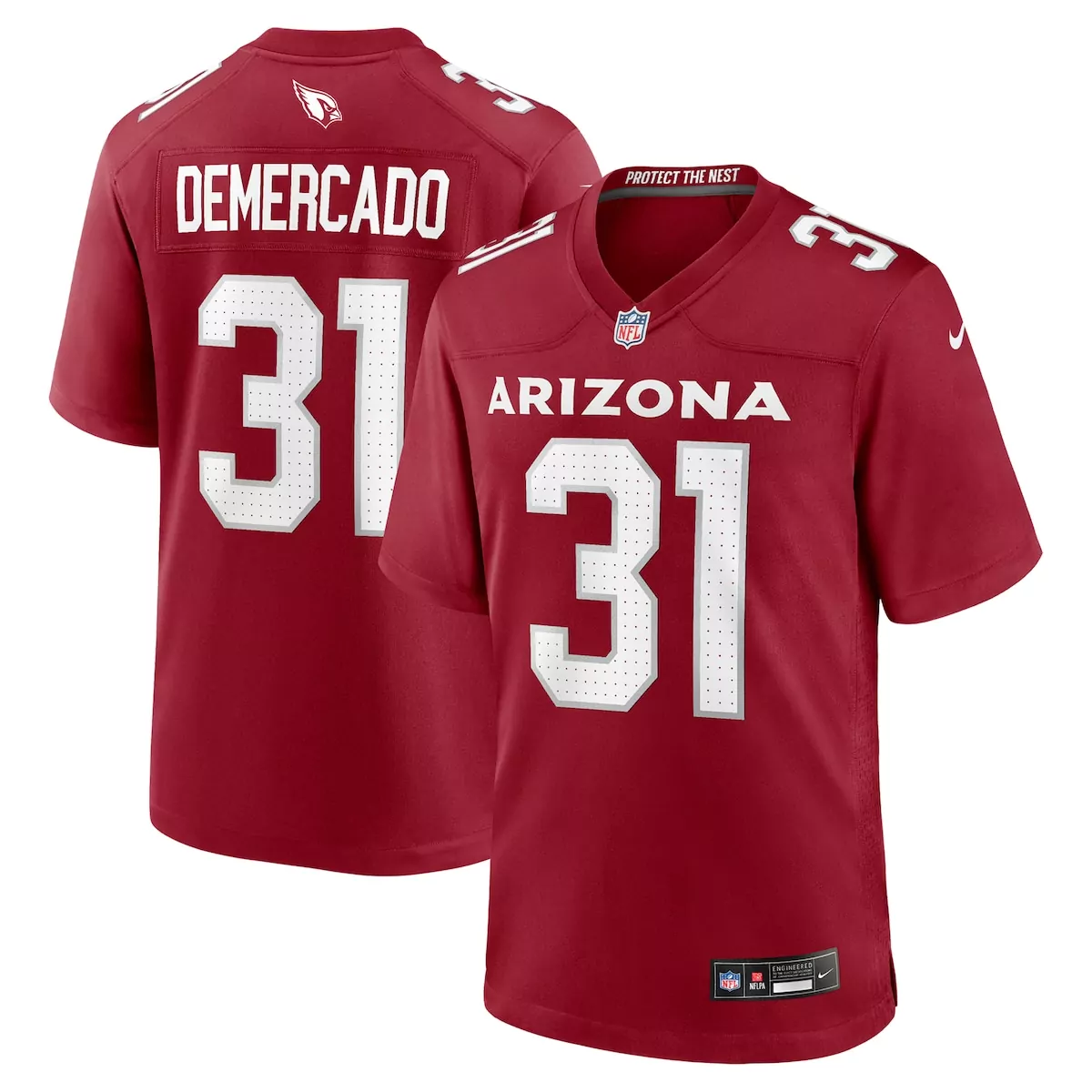 Emari Demercado Arizona Cardinals Team Game Jersey | Cardinal Color | Fan Gear for Men, Women & Youth