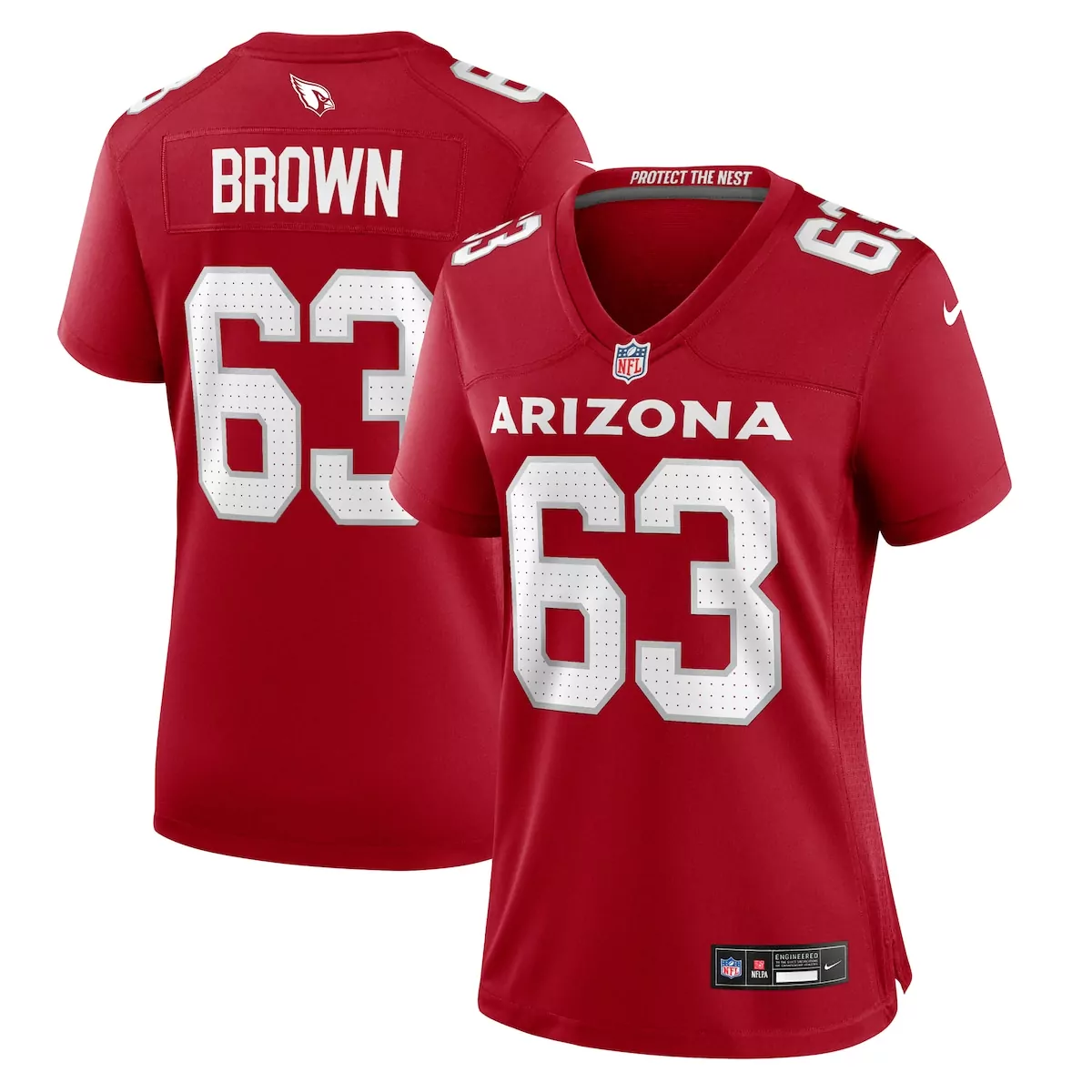 Evan Brown Arizona Cardinals Team Game Jersey | Cardinal Color | Fan Gear for Men, Women & Youth