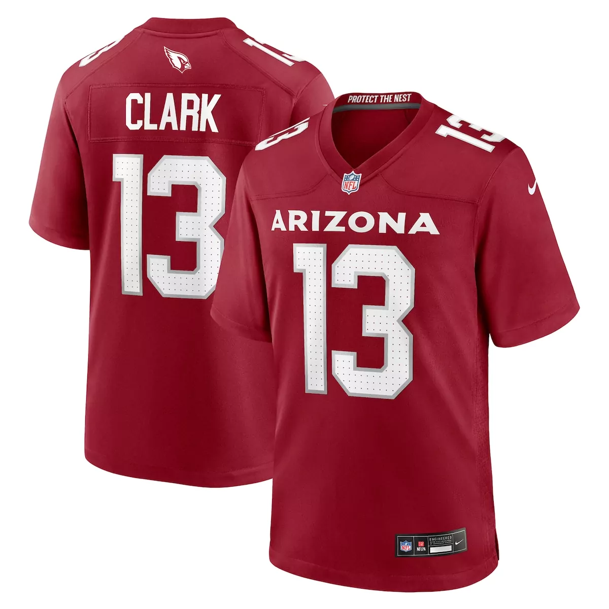Keitrel Clark Arizona Cardinals Game Jersey | Year 1 Cardinal Style | Limited Edition Fan Gear for Men, Women & Youth