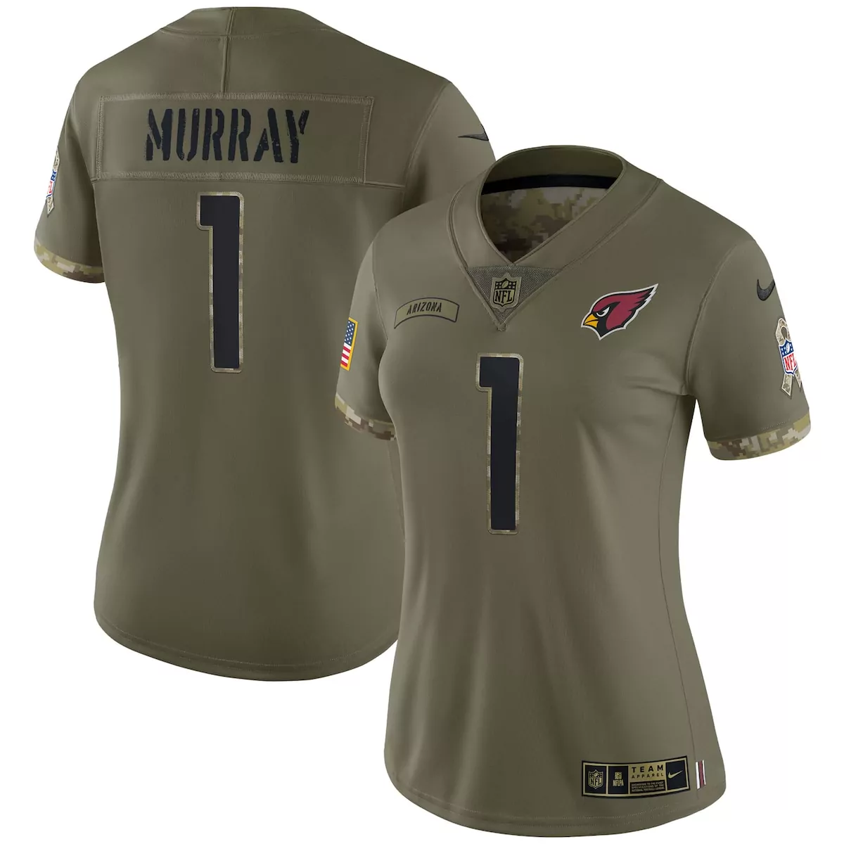 Kyler Murray Arizona Cardinals Olive Salute to Service Limited Jersey | Special Edition | Fan Gear for Men, Women & Youth