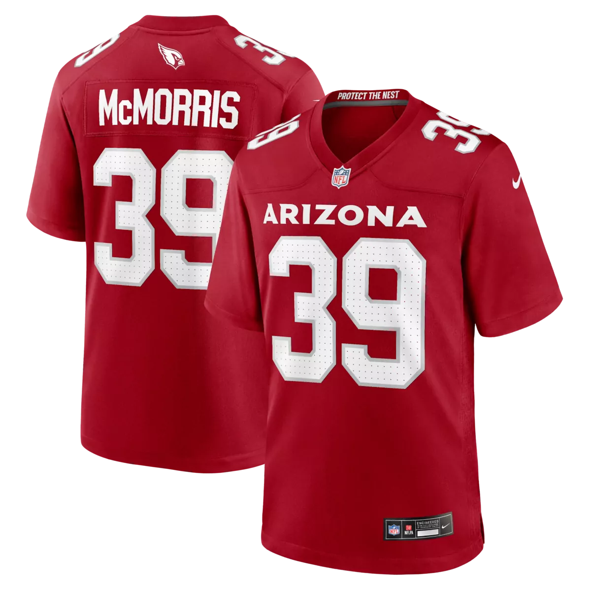 Patrick McMorris Team Game Jersey | Arizona Cardinals Cardinal Red | Fan Gear for Men, Women & Youth