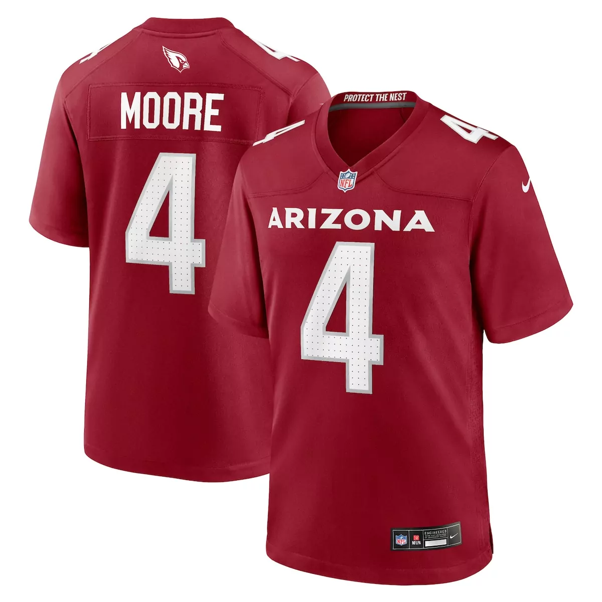 Rondale Moore Arizona Cardinals Game Player Jersey | Cardinal Color | Fan Gear for Men, Women & Youth