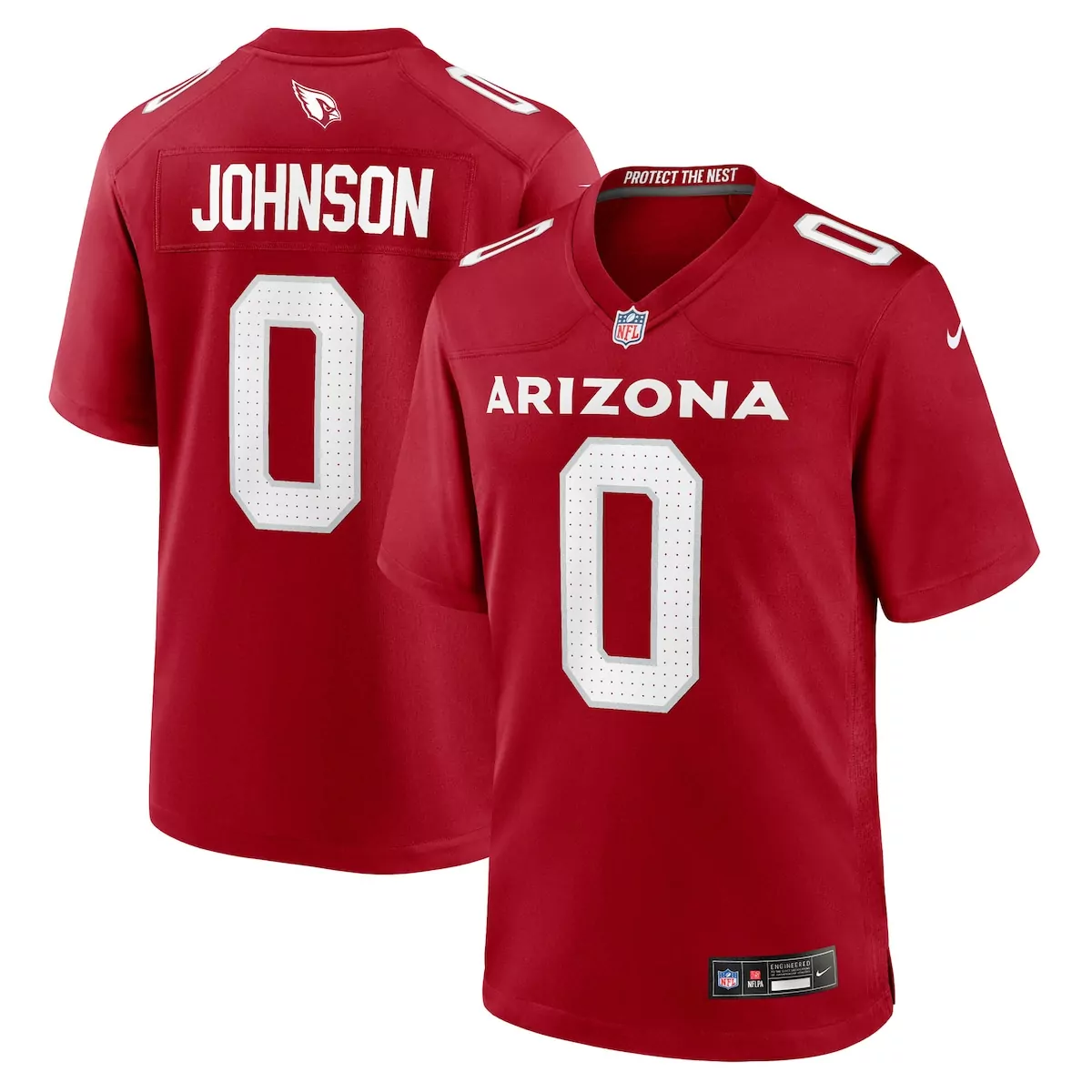 Will Johnson Arizona Cardinals Cardinal Team Game Jersey | Stylish Fan Gear for Men, Women & Youth | Perfect for Game Day