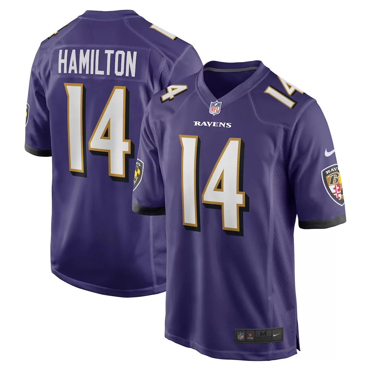 Kyle Hamilton Baltimore Ravens Purple Player Game Jersey | Game Day Fan Gear | For Men, Women & Youth