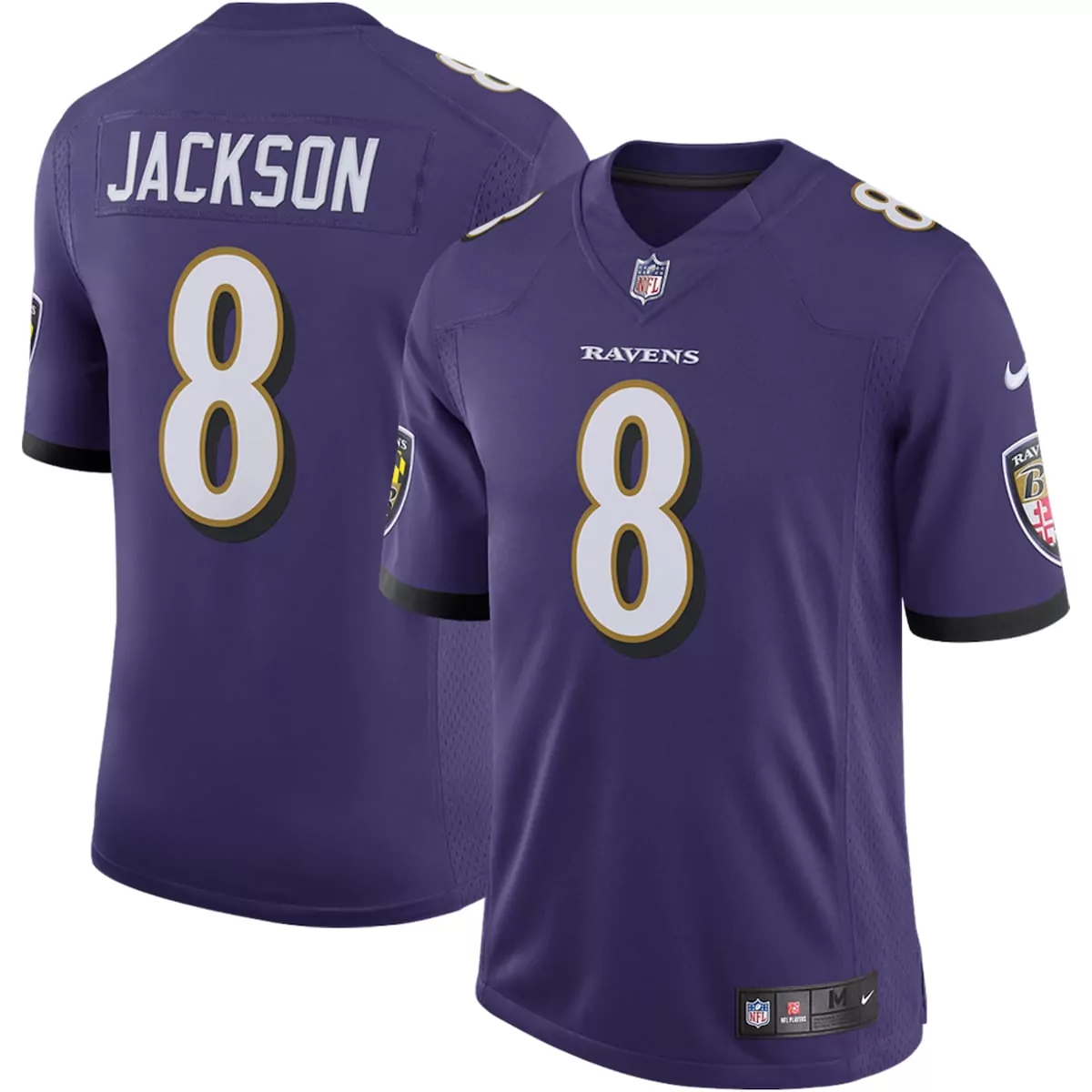Lamar Jackson Baltimore Ravens Purple Vapor Fuse Limited Jersey | Stylish Game Day Outfit | For Men, Women & Youth