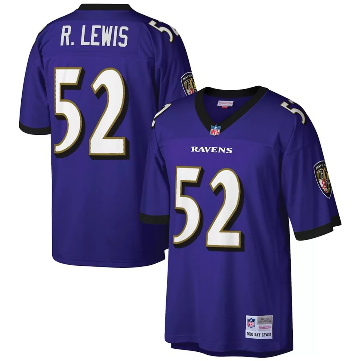 Ray Lewis Baltimore Ravens Purple Big & Tall 2000 Retired Player Jersey | Comfortable Fan Gear for Men, Women & Youth