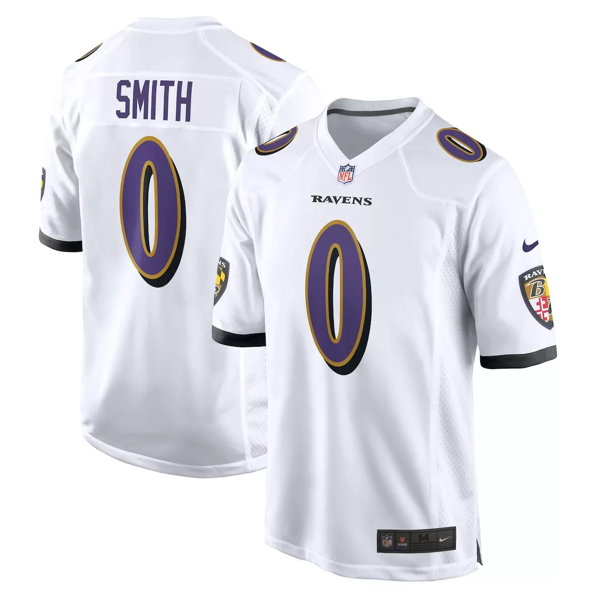 Roquan Smith Baltimore Ravens White Game Jersey | Stylish Fan Gear for Men, Women & Youth | Perfect for Game Day