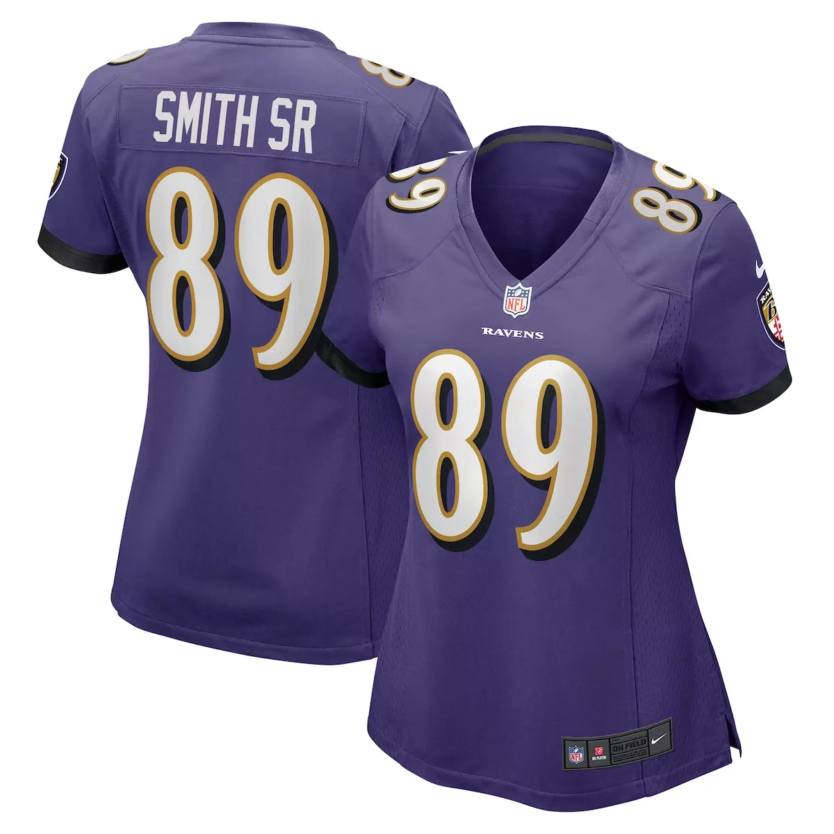 Steve Smith Sr. Baltimore Ravens Purple Retired Player Game Jersey | Limited Edition Fan Gear for Men, Women & Youth | Celebrate the Legend