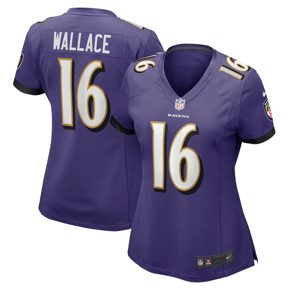 Tylan Wallace Baltimore Ravens Purple Game Jersey | Limited Edition Fan Gear for Men, Women & Youth | Celebrate the Team