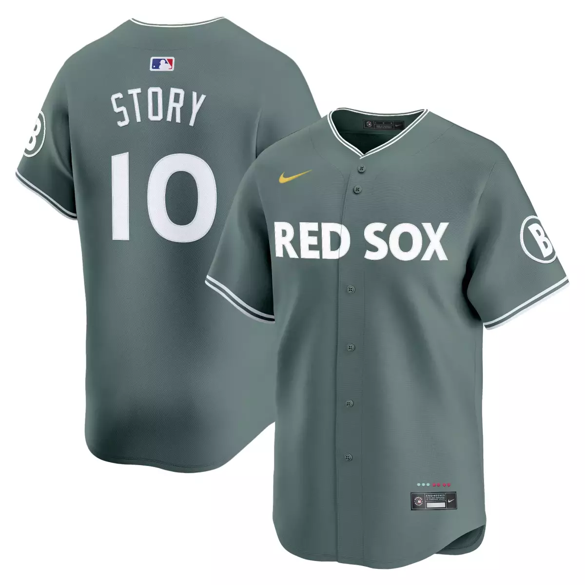 Story Boston Red Sox 10 Green Jersey 2025 | City Connect Vapor Premier | Limited Edition for Men, Women & Youth